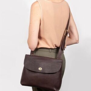 Wolfram Lohr handmade leather crossbody/shoulder bag